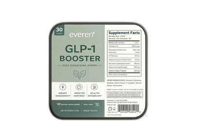 everen GLP-1 Booster packaging on a white background