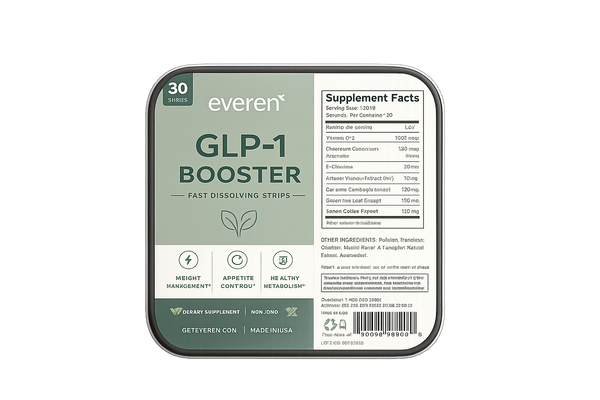 everen GLP-1 Booster packaging on a white background